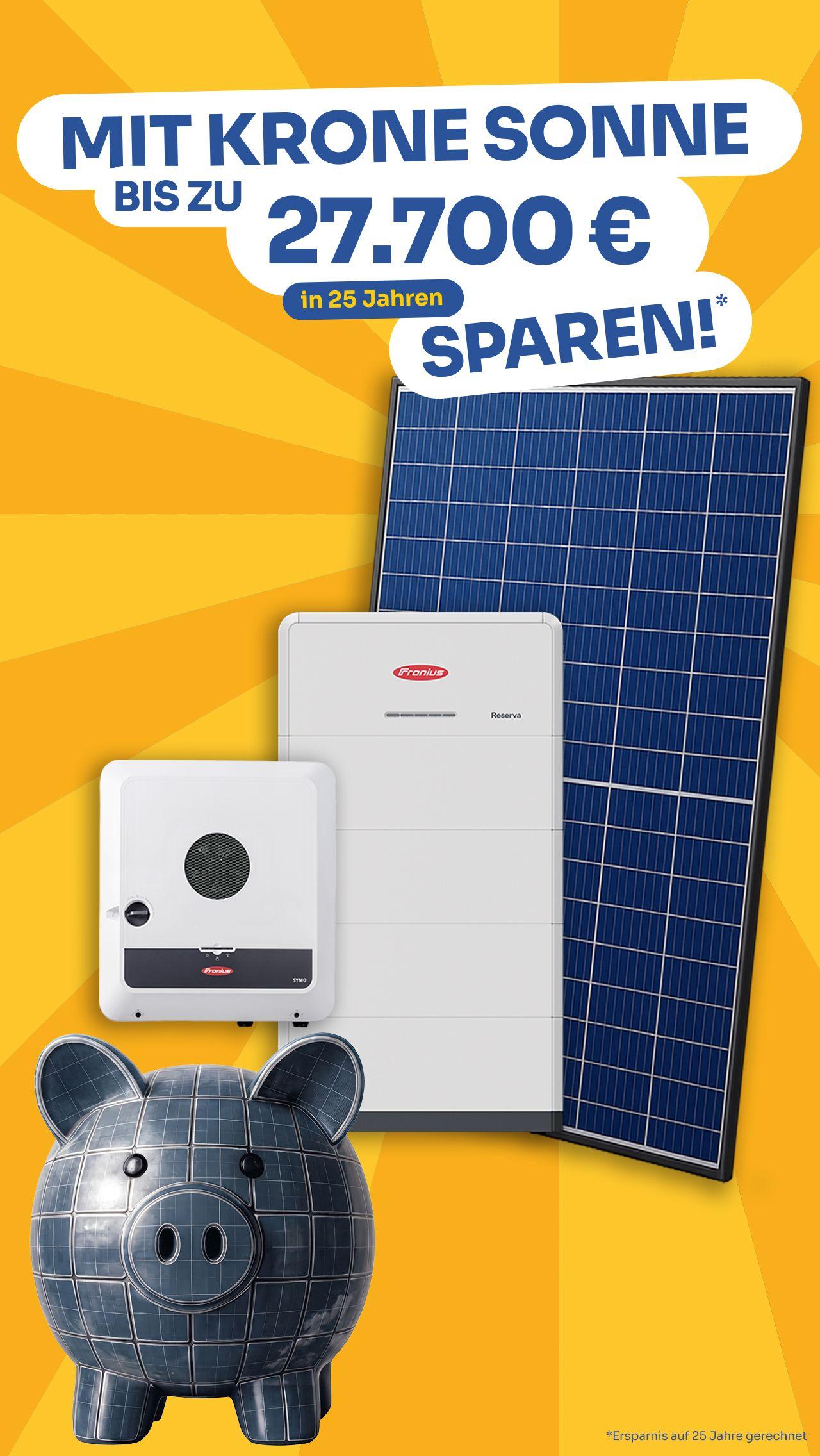 Krone Sonne bis zu 27.000 Euro sparen